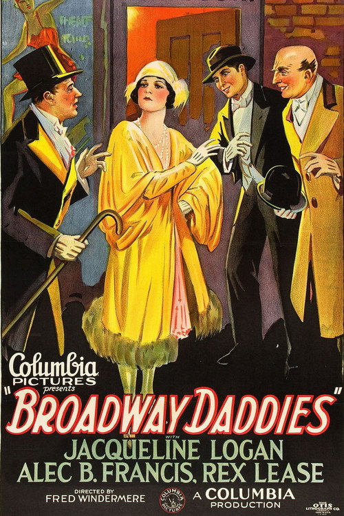 Movie poster for Broadway Daddies (1928)