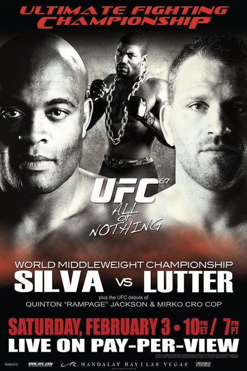 Movie poster for UFC 67: All or Nothing (2007)