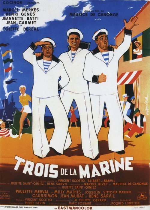 Movie poster for Trois de la marine (1957)