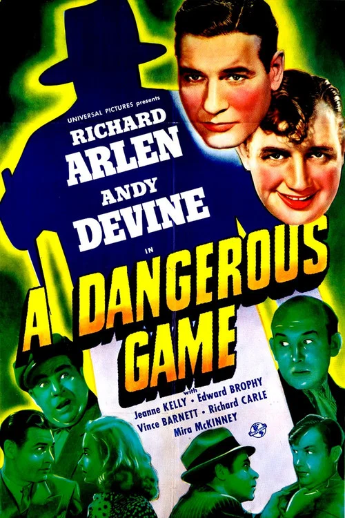 Movie poster for A Dangerous Game (1941)