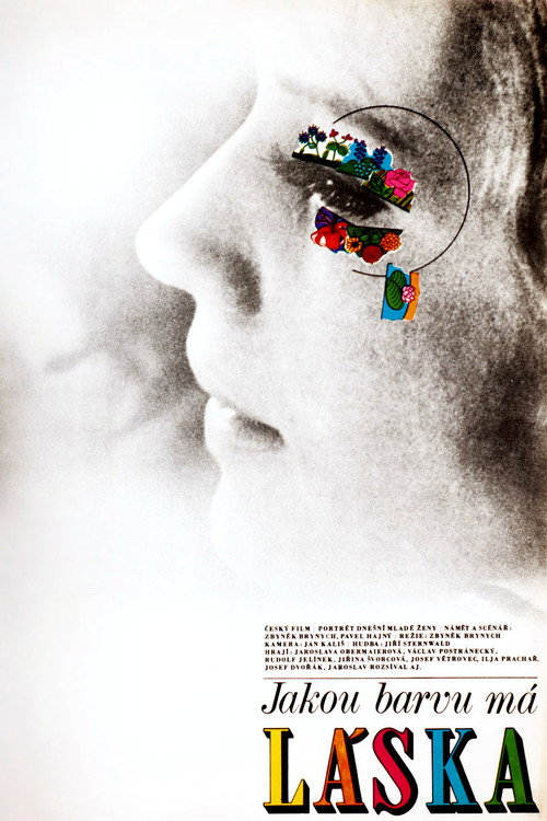 Movie poster for Jakou barvu má láska (1974)