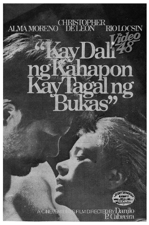 Movie poster for Kay Dali ng Kahapon, Kay Tagal ng Bukas (1985)