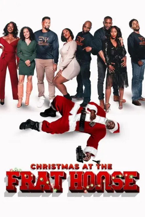 Movie poster for Christmas at The Frat House (2023)