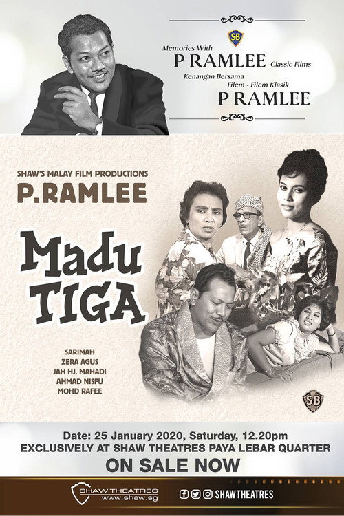 Movie poster for Madu Tiga (1964)