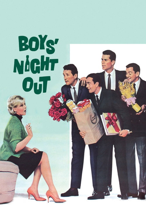 Movie poster for Boys' Night Out (1962)