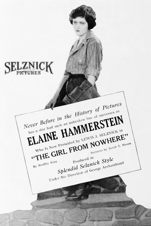 Movie poster for The Girl from Nowhere (1921)