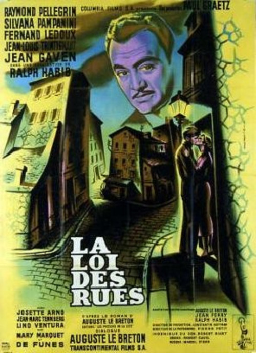 Movie poster for Law of the Streets (1956)