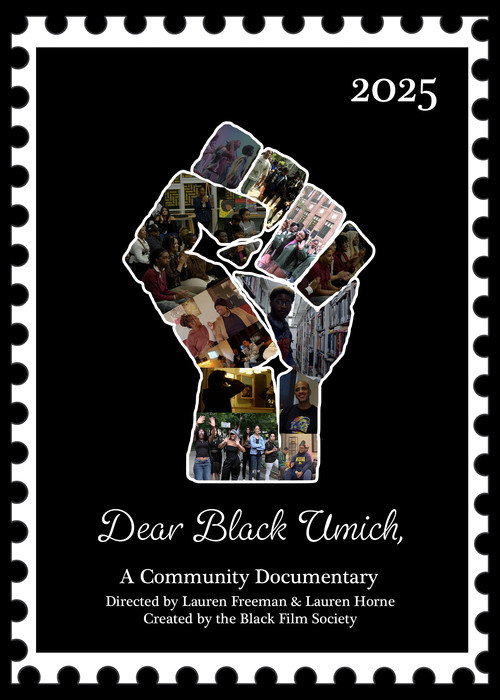 Movie poster for Dear Black Umich, (2025)