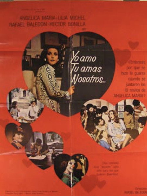 Movie poster for Yo Amo, Tu Amas, Nosotros... (1975)