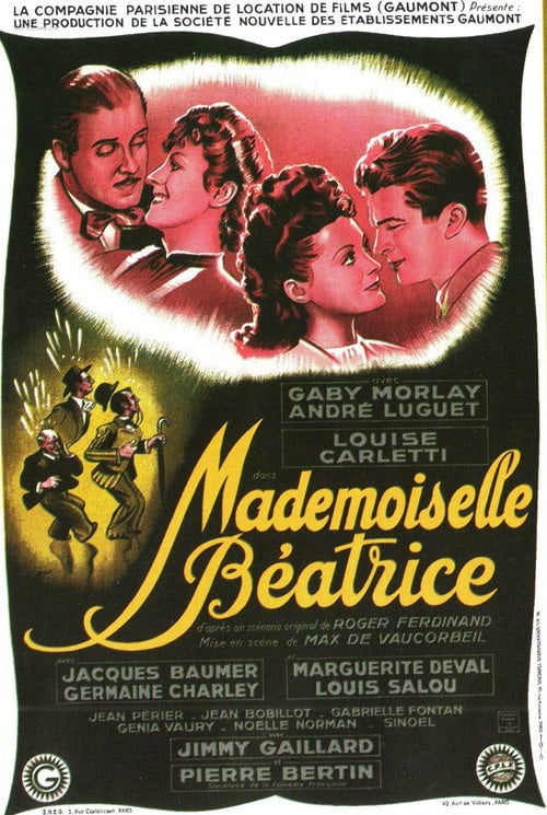 Movie poster for Mademoiselle Béatrice (1943)