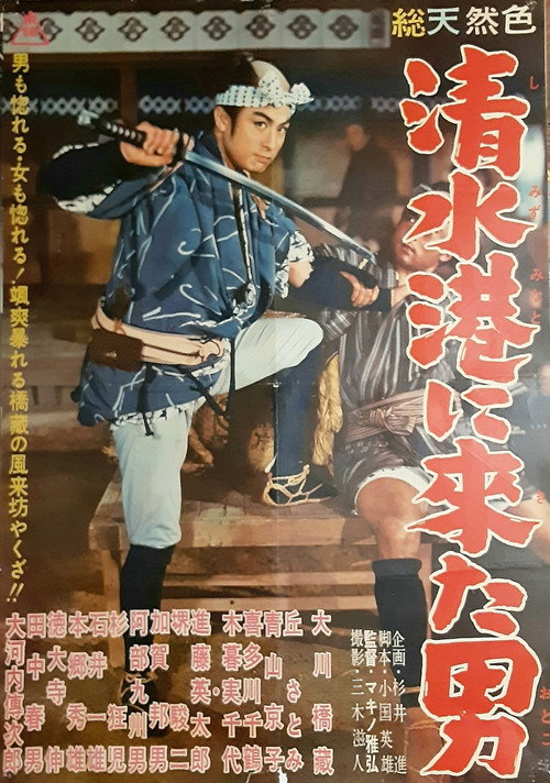 Movie poster for The Man Who Came to Shimizu Harbor (1960)