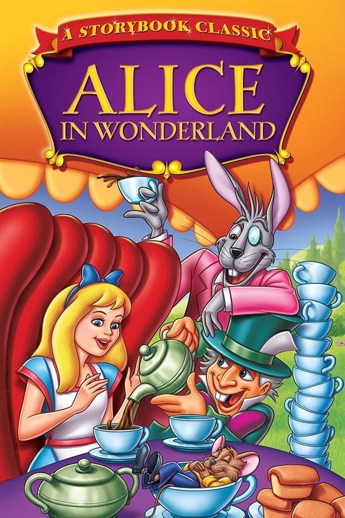 Movie poster for Alice in Wonderland (1988)