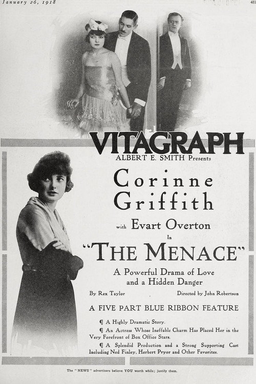 Movie poster for The Menace (1918)