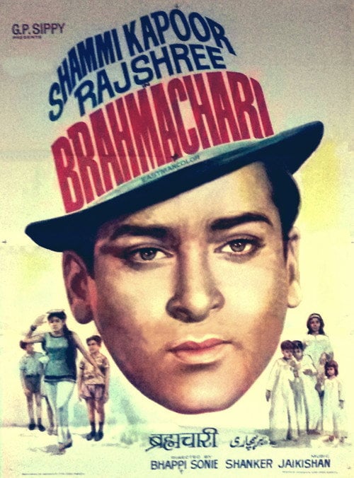 Movie poster for Brahmachari (1968)