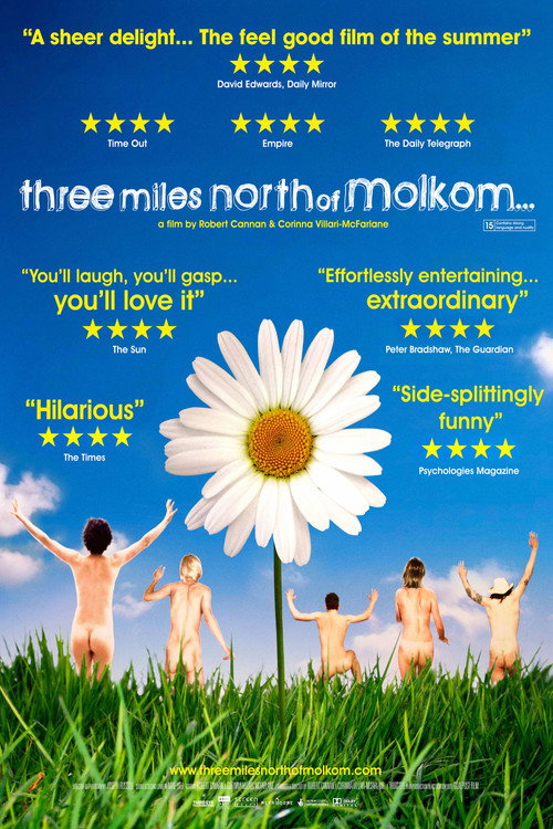 Movie poster for Three Miles North of Molkom (2008)