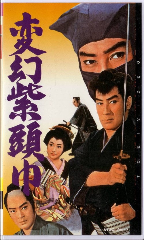 Movie poster for The Mysterious Purple Hood (1963)