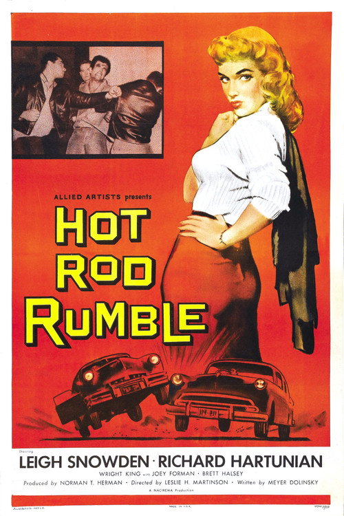Movie poster for Hot Rod Rumble (1957)