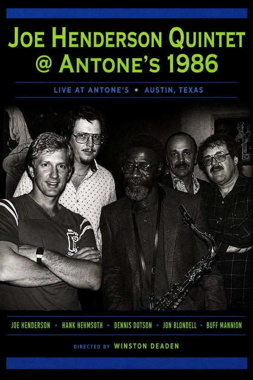Series poster for Joe Henderson Quintet @ Antone's 1986 (1986)