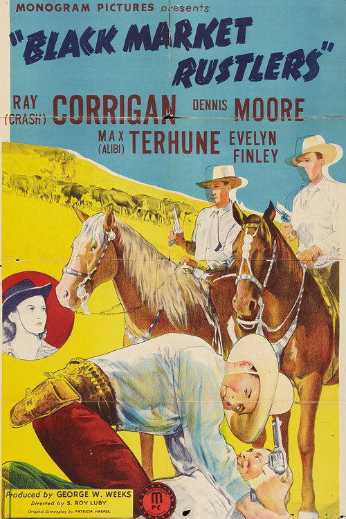Movie poster for Black Market Rustlers (1943)