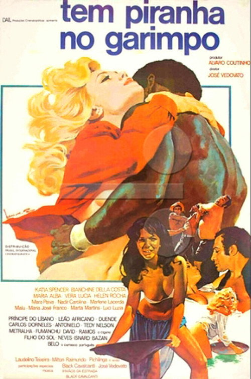Movie poster for Tem Piranha no Garimpo (1978)