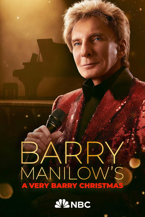 Movie poster for Barry Manilow's A Very Barry Christmas (2023)
