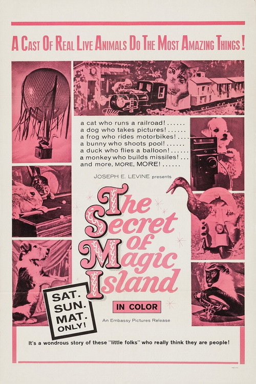 Movie poster for The Secret of Magic Island (1956)