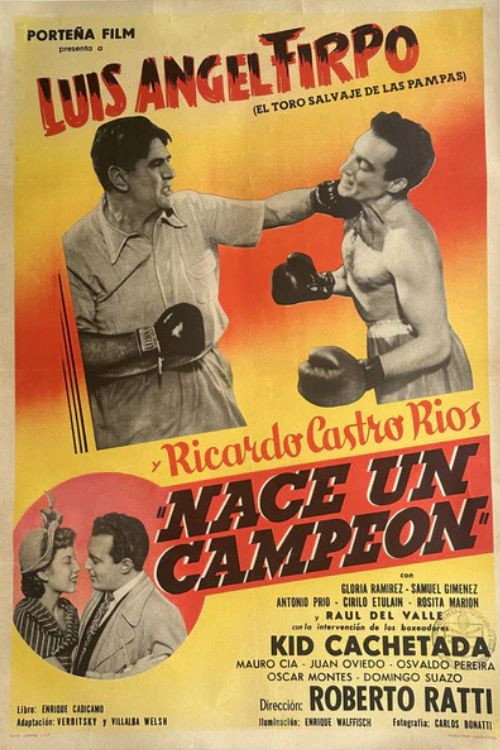 Movie poster for Nace un campeón (1952)