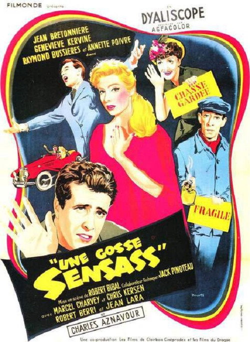 Movie poster for Une gosse « sensass » (1957)
