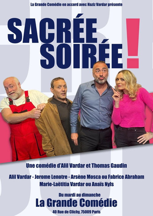 Movie poster for Sacrée soirée ! (2026)