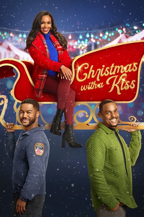 Movie poster for Christmas with a Kiss (2023)