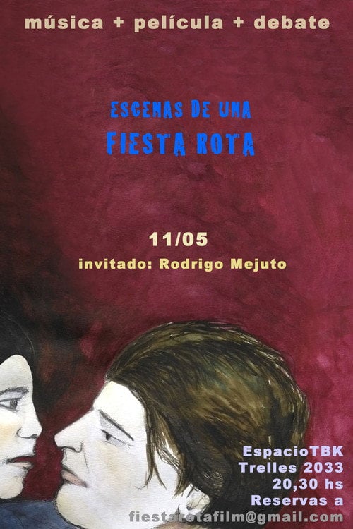 Movie poster for Escenas de una fiesta rota (2016)