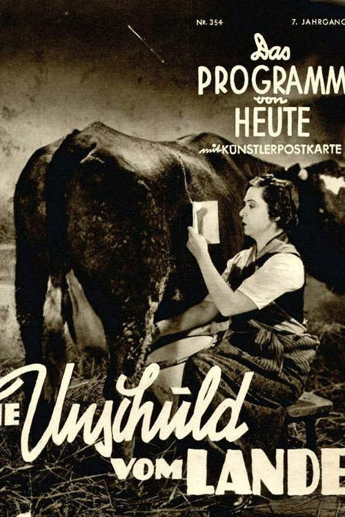 Movie poster for Die Unschuld vom Lande (1933)