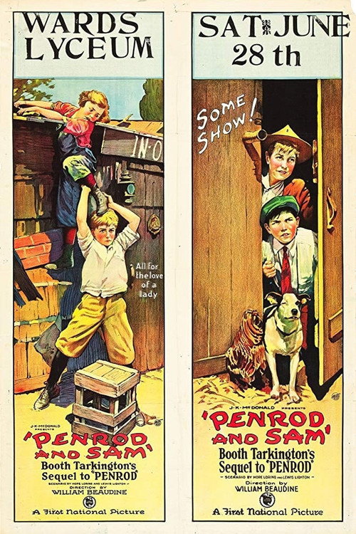 Movie poster for Penrod and Sam (1923)