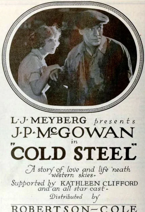 Movie poster for Cold Steel (1921)