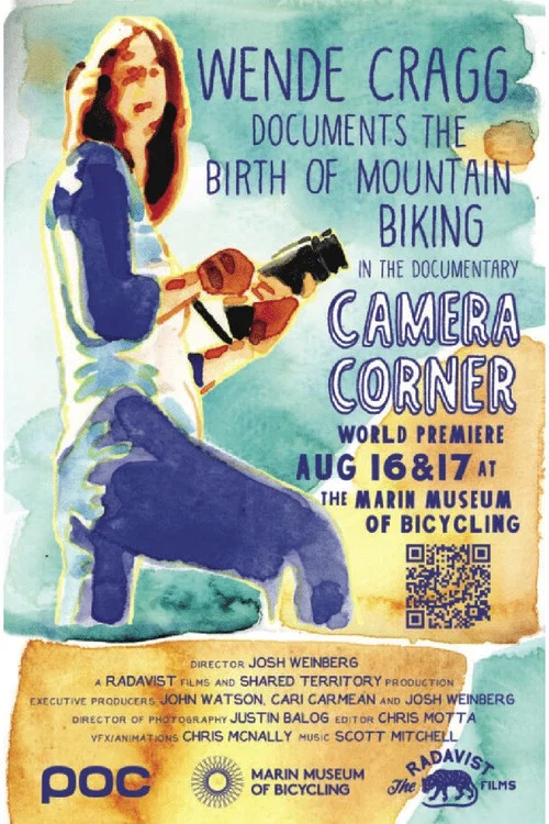 Movie poster for Camera Corner: Wende Cragg Documents the Birth of Mountain Biking (2024)