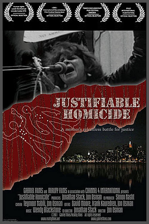 Movie poster for Justifiable Homicide (2002)