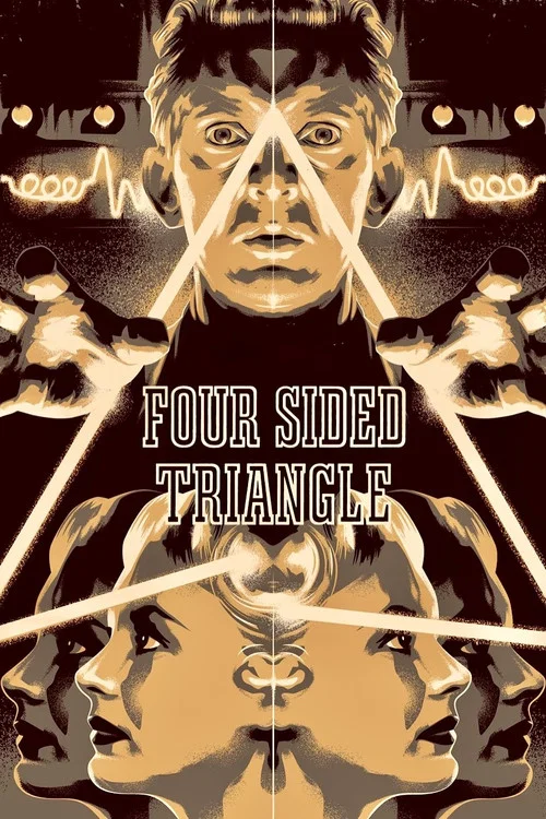 Movie poster for Four Sided Triangle (1953)