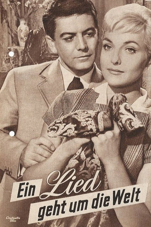 Movie poster for A Song Goes Round the World (1958)