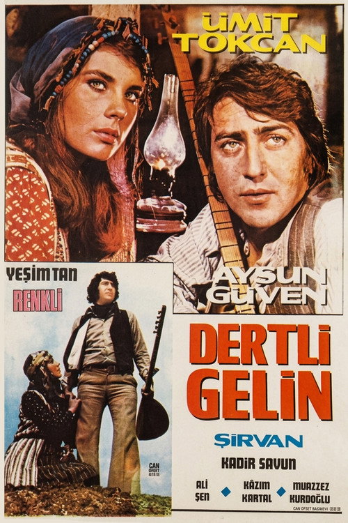 Movie poster for Dertli Gelin Şirvan (1974)