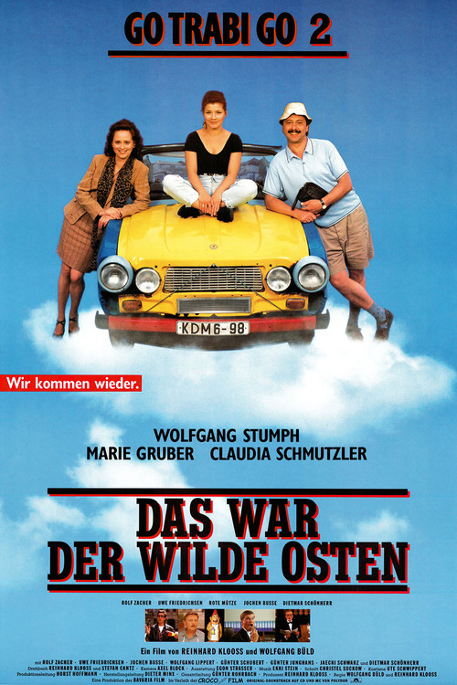 Movie poster for Go Trabi Go 2: Those Were the Days of the Wild East (1992)