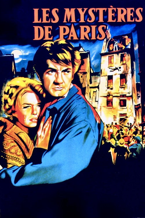 Movie poster for The Mysteries of Paris (1962)