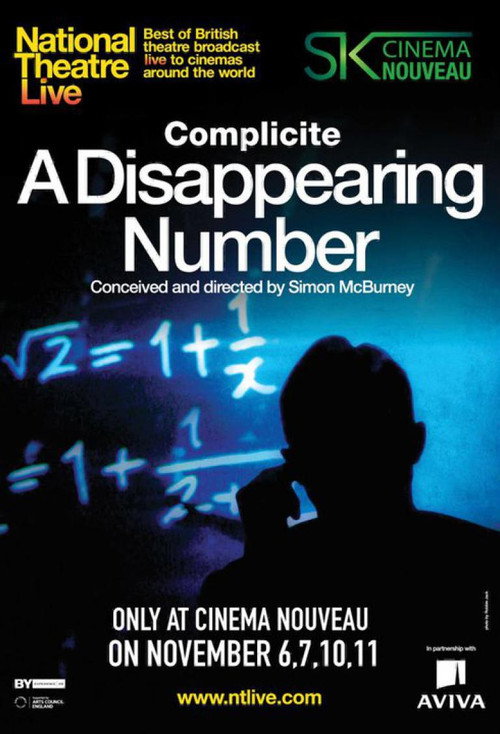 Movie poster for National Theatre Live: A Disappearing Number (2010)