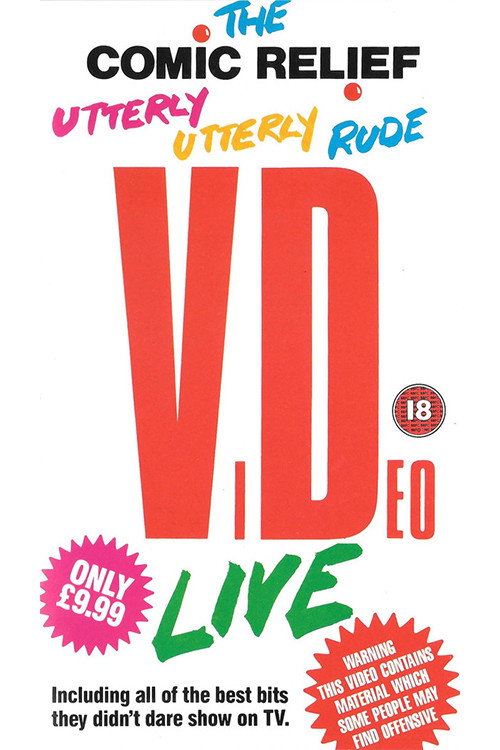 Movie poster for The Comic Relief Utterly Utterly Rude Video Live (1986)