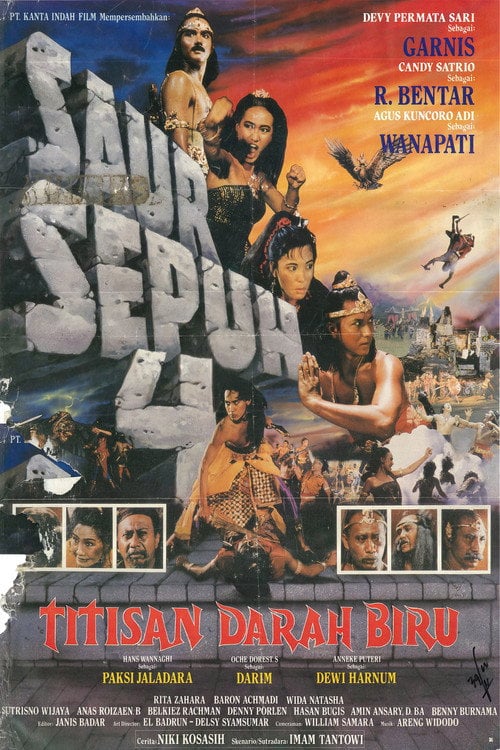 Movie poster for Saur Sepuh IV: The Blue Blood Offspring (1991)