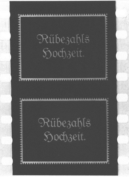 Movie poster for Rübezahl's Wedding (1916)