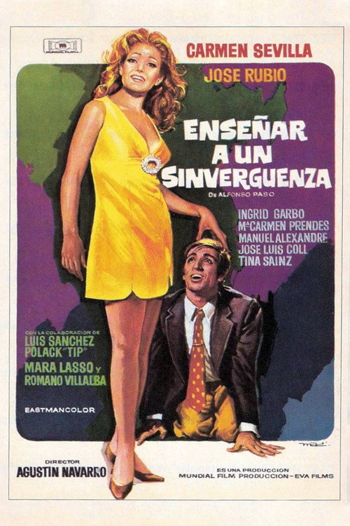 Movie poster for Enseñar a un sinvergüenza (1970)
