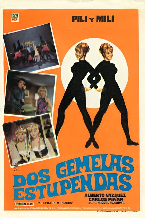 Movie poster for Dos gemelas estupendas (1968)