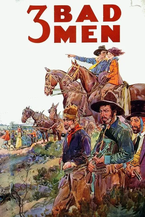 Movie poster for 3 Bad Men (1926)