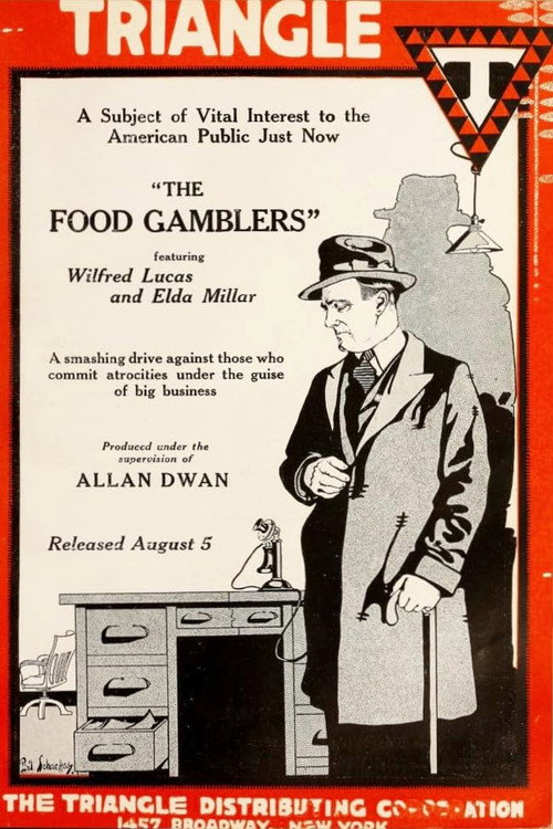 Movie poster for The Food Gamblers (1917)