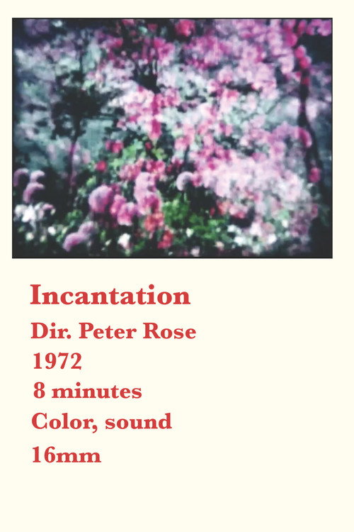 Movie poster for Incantation (1972)
